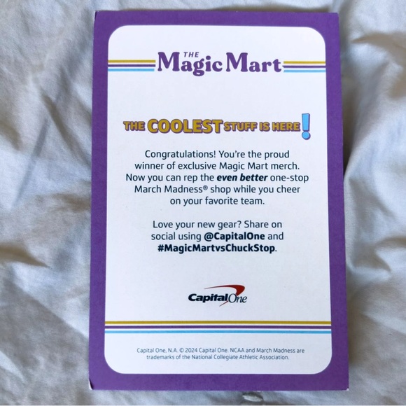 Brand New The Magic Mart Magic Johnson Capital One Small Purple Shirt Promo - Picture 7 of 9
